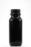 30mL Black Glass Bottle - with cap (10 pack)