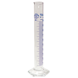 Cylindical Glass Measure with Hexagonal Base