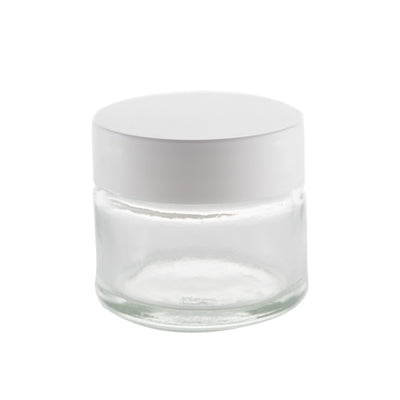 15mL Clear Glass Jars (10 pack) - with screw cap