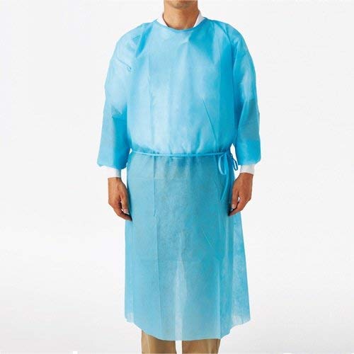 Isolation Gown Disposable L/S Bue (SCT203)
