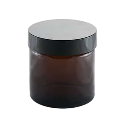 60mL Amber Glass Jar (10 pack) - with screw cap