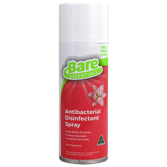 Bare Essentials Antibacterial Disinfectant Spray 300g