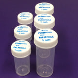 8 Dram Clear Pill Vial with Child Resistant Cap