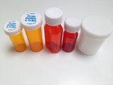 5 Dram Amber Pill Vial with Child Resistant Cap