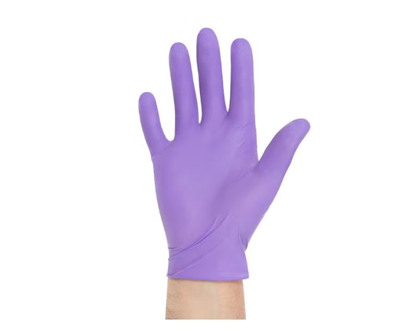 Disposable Nitrile Gloves Purple - 100 pack